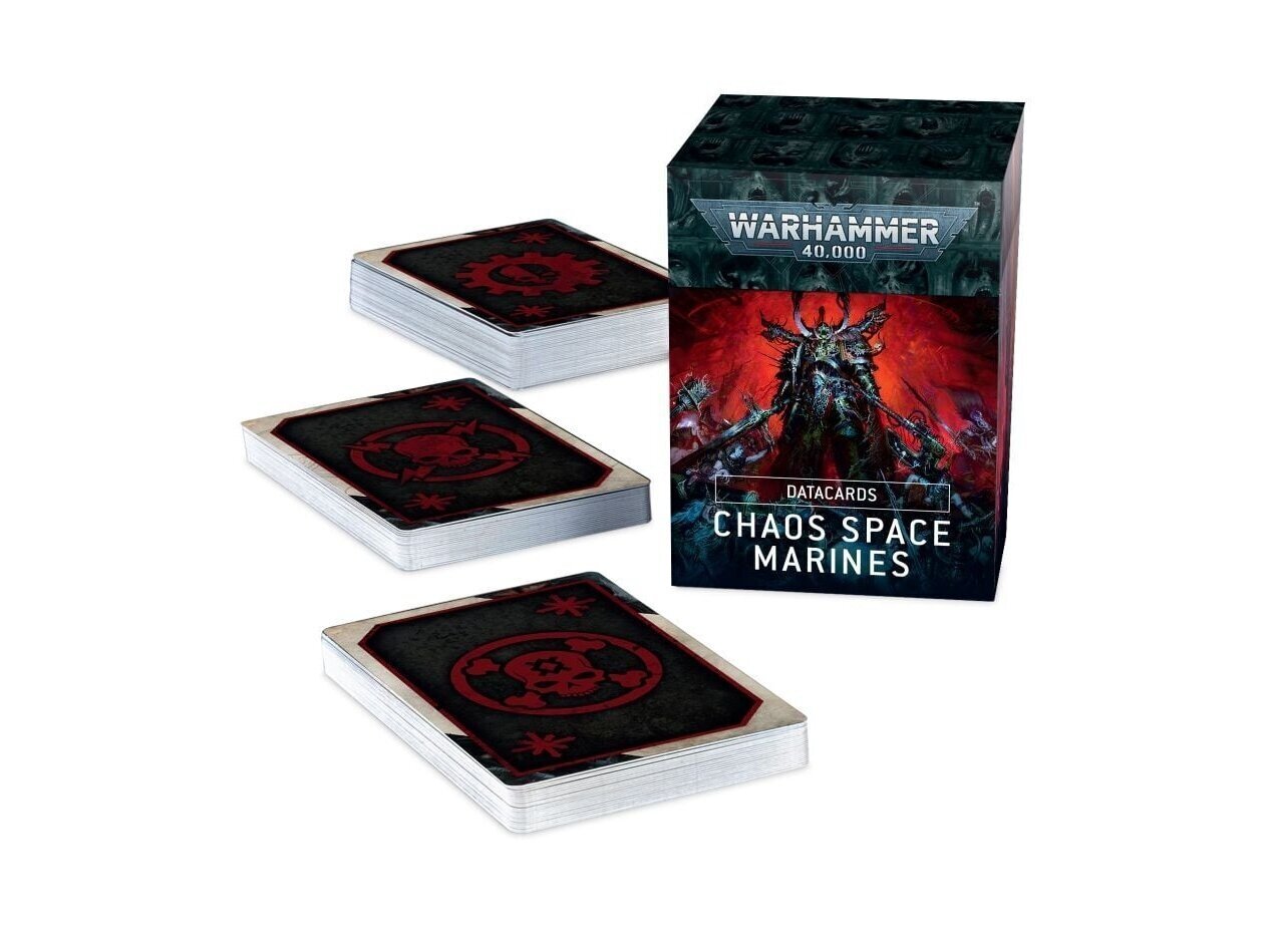 Datacards: Chaos Space Marines, 43-02 hind ja info | Klotsid ja konstruktorid | kaup24.ee