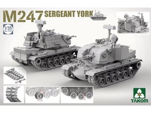 Takom - M247 Sergeant York, 1/35, 2160 цена и информация | Конструкторы и кубики | kaup24.ee