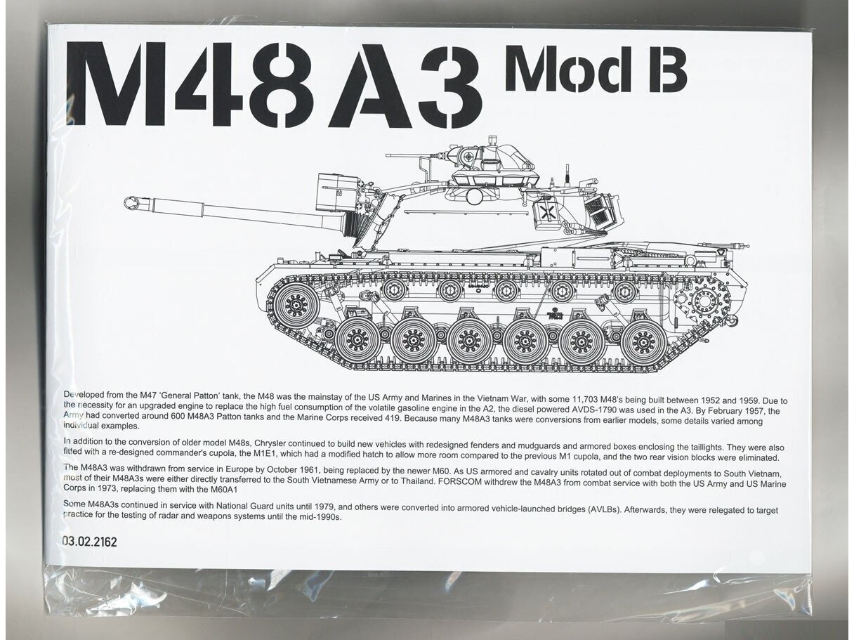 Takom - M48A3 Mod B, 1/35, 2162 цена | kaup24.ee