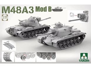 Takom - M48A3 Mod B, 1/35, 2162 цена и информация | Конструкторы и кубики | kaup24.ee