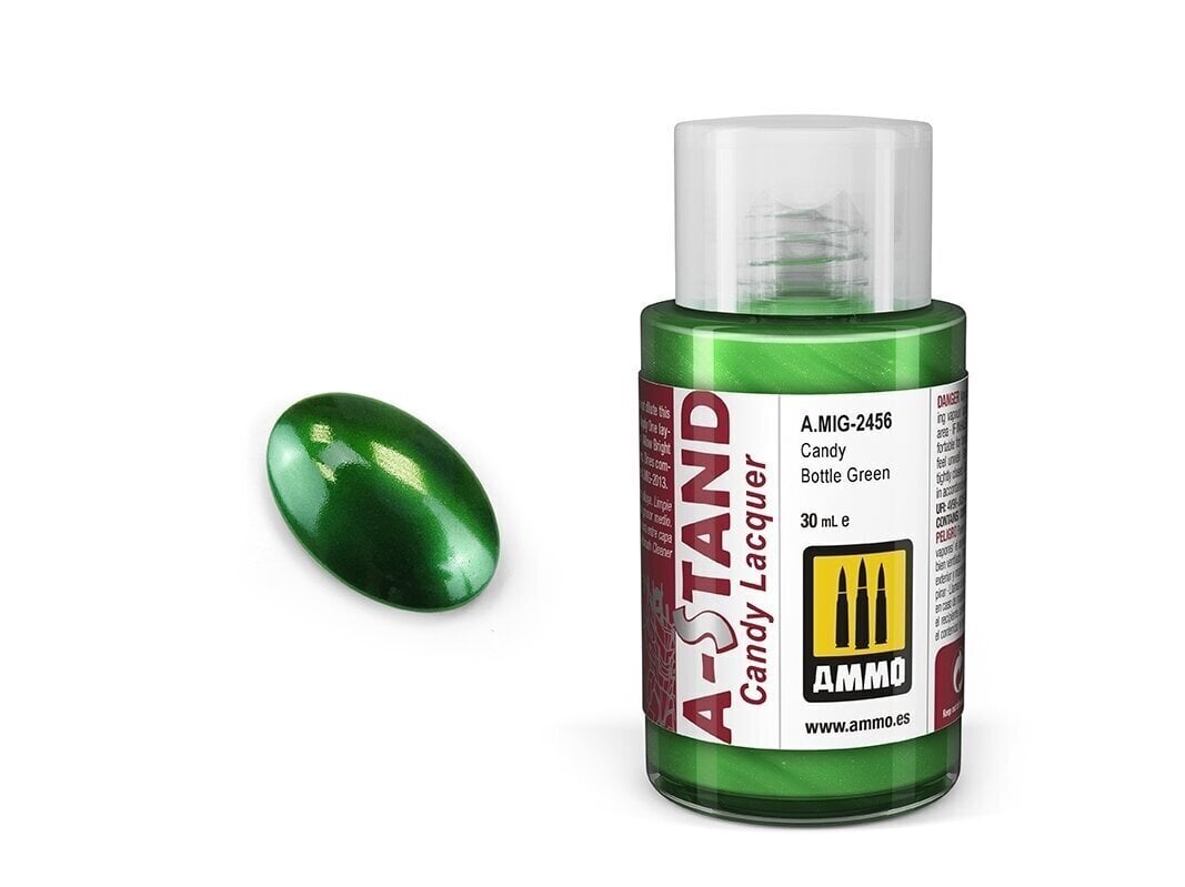 Värv Ammo Mig A-Stand Candy Bottle Green 2456, 30 ml цена и информация | Kunstitarbed, voolimise tarvikud | kaup24.ee