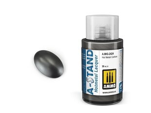 Краска Ammo Mig A-Stand Hot Metal Carbon 2424, 30 мл цена и информация | Принадлежности для рисования, лепки | kaup24.ee