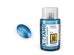 Краска Ammo Mig A-Stand Hot Metal Blue 2421, 30 мл цена и информация | Принадлежности для рисования, лепки | kaup24.ee