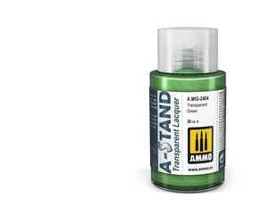 Краска Ammo Mig A-Stand Transparent Green 2404, 30 мл цена и информация | Принадлежности для рисования, лепки | kaup24.ee