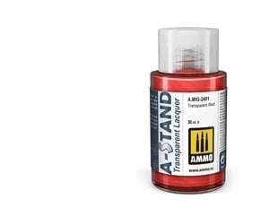 Краска Ammo Mig A-Stand Transparent Red 2401, 30 мл цена и информация | Принадлежности для рисования, лепки | kaup24.ee