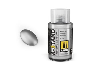 Краска Ammo Mig A-Stand Semi Matt Aluminium 2315, 30 мл цена и информация | Принадлежности для рисования, лепки | kaup24.ee