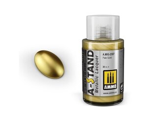 Краска Ammo Mig A-Stand Pale Gold 2307, 30 мл цена и информация | Принадлежности для рисования, лепки | kaup24.ee