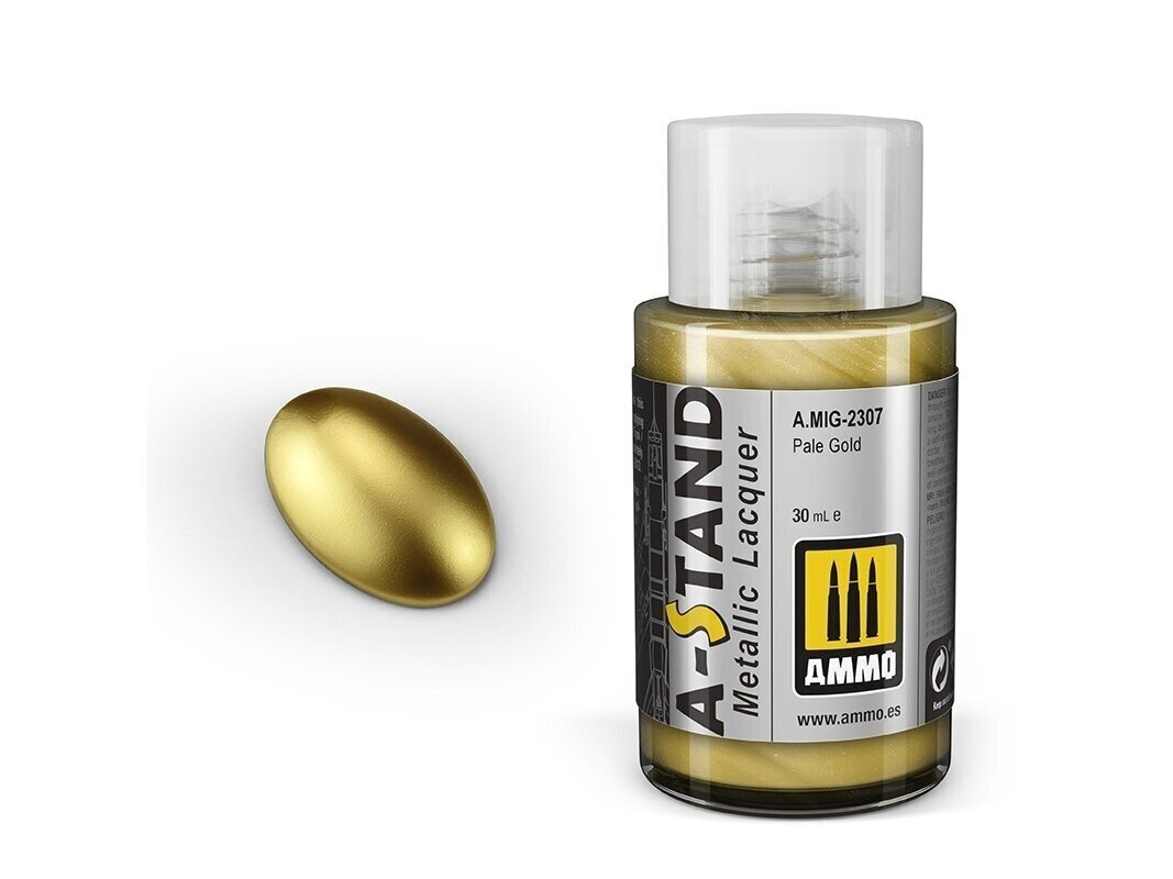 Värv Ammo Mig A-Stand Pale Gold 2307, 30 ml hind ja info | Kunstitarbed, voolimise tarvikud | kaup24.ee