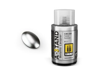 Краска Ammo Mig A-Stand Polished Aluminium 2304, 30 мл цена и информация | Принадлежности для рисования, лепки | kaup24.ee