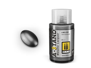 Краска Ammo Mig A-Stand Dark Aluminium 2302, 30 мл цена и информация | Принадлежности для рисования, лепки | kaup24.ee
