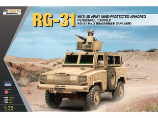 Kinetic RG-31 Mk3 US Army, 1/35, 61012 цена и информация | Конструкторы и кубики | kaup24.ee