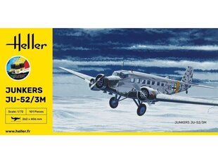 Heller - Junkers Ju-52/3M mudeli komplekt, 1/72, 56380 hind ja info | Klotsid ja konstruktorid | kaup24.ee