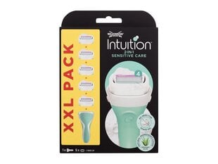 Головки для бритья Wilkinson Intuition Sensitive XXL для женщин, 5 шт. цена и информация | Косметика и средства для бритья | kaup24.ee