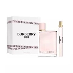 Подарочный набор для женщин Burberry Her: духи EDP, 100 мл + EDP, 10 мл цена и информация | Женские духи | kaup24.ee