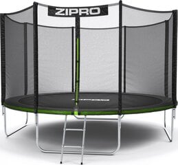 Батут Zipro 12FT, 374 см, с наружной защитной сеткой и сумкой для обуви  цена и информация | Батуты | kaup24.ee