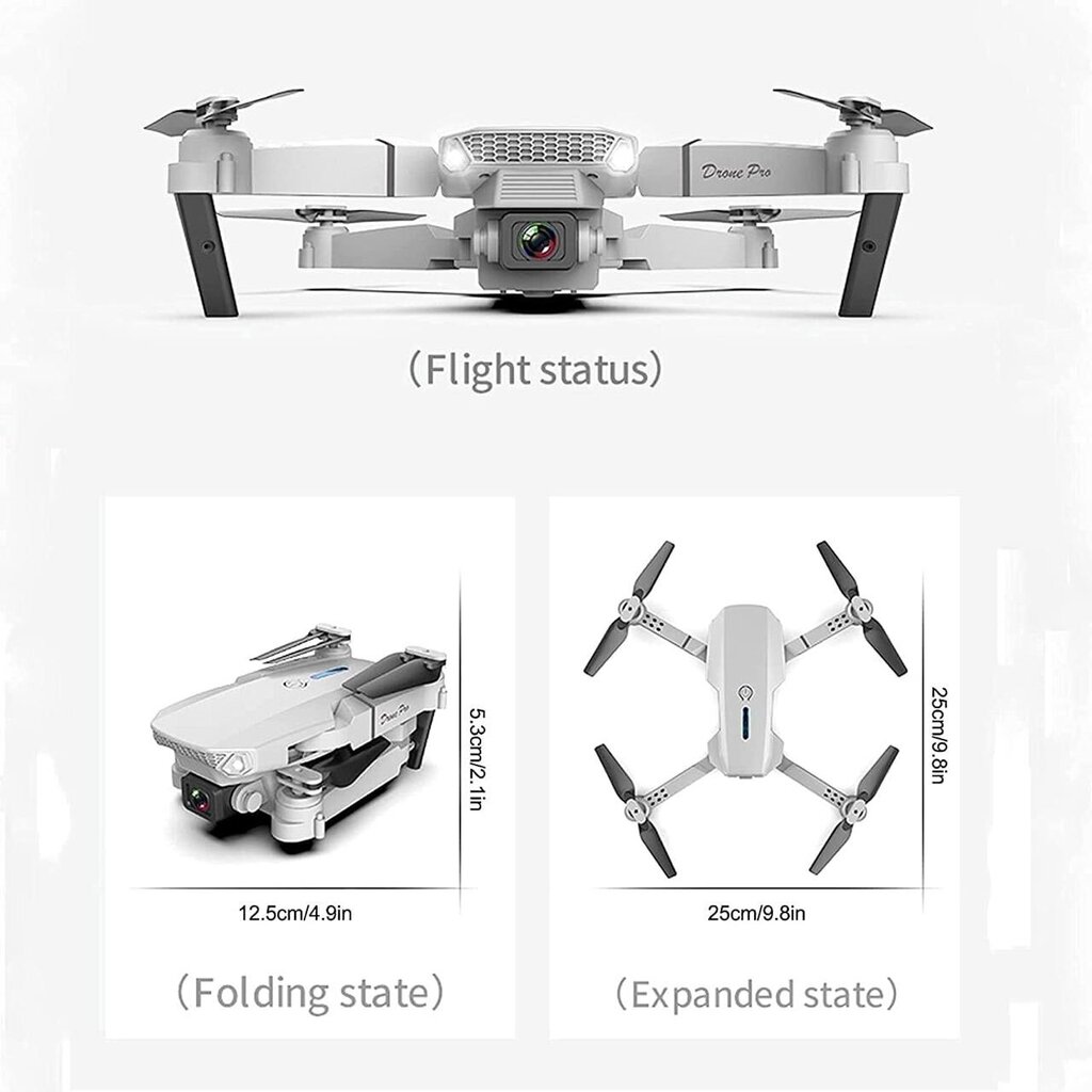 Droon 4K HD E88 PRO WIFI цена и информация | Droonid | kaup24.ee