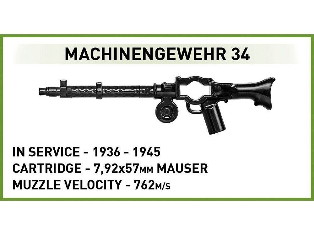 Plastkonstruktorid Cobi, Panzerkampfwagen VI Ausf. B Königstiger, 2540 цена и информация | Klotsid ja konstruktorid | kaup24.ee