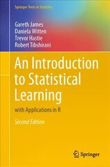 An Introduction to Statistical Learning: with Applications in R, 2nd ed. цена и информация | Книги по экономике | kaup24.ee