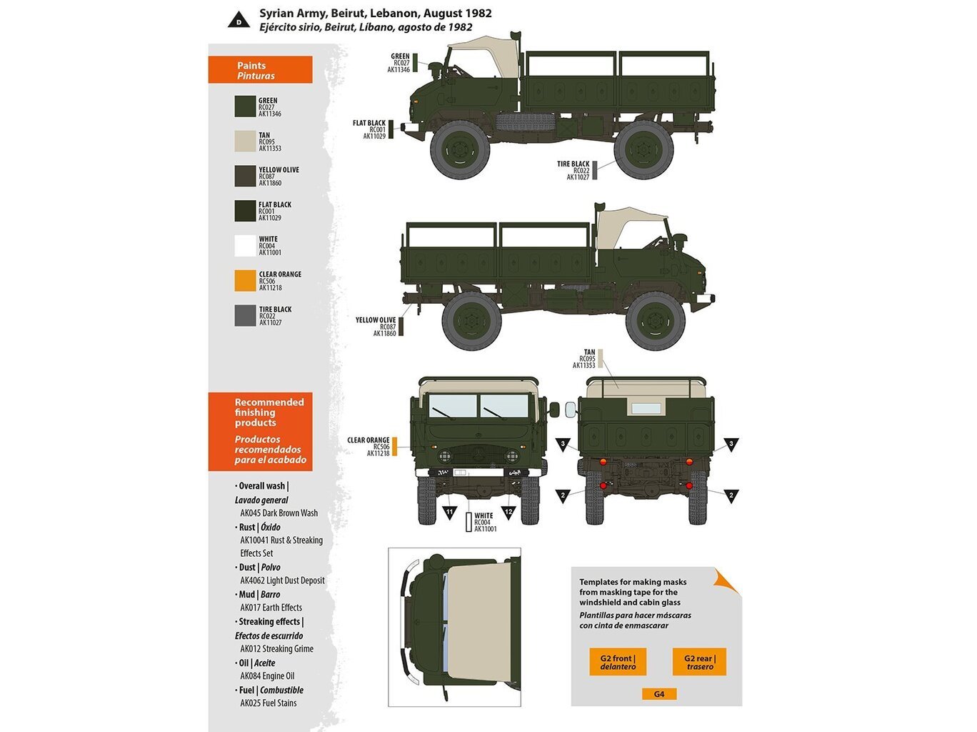 Mudelikomplekt AK Interactive, Unimog 404 S Middle East, 1/35, AK35506 цена и информация | Klotsid ja konstruktorid | kaup24.ee