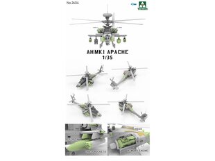 Mudelikomplekt Takom, AH Mk. 1 Apache Attack Helicopter, 1/35, 2604 цена и информация | Конструкторы и кубики | kaup24.ee