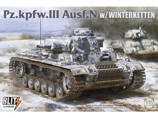 Takom - Pz.Kpfw. Ill Ausf. N w/Winterketten, 1/35, 8011 цена и информация | Конструкторы и кубики | kaup24.ee