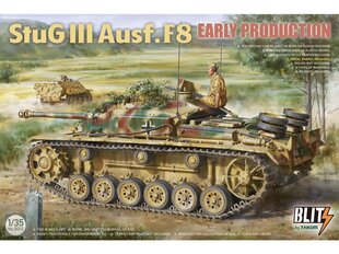 Mudelikomplekt Takom, Stug III Ausf.F8 Early Production, 1/35, 8013 hind ja info | Klotsid ja konstruktorid | kaup24.ee