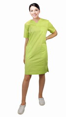 Meditsiiniline kleit, laimiroheline 9235-12 цена и информация | Медицинская одежда | kaup24.ee