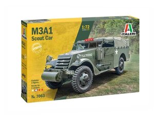 Italeri - M3A1 Scout Car, 1/72, 7063 цена и информация | Конструкторы и кубики | kaup24.ee