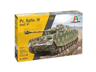 Mudelkomplekt Italeri Pz.Kpfw.IV Ausf.H, 1/35, 6578 hind ja info | Klotsid ja konstruktorid | kaup24.ee