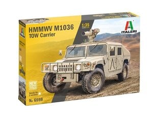 Mudelkomplekt Italeri HMMWV M1036 TOW Carrier, 1/35, 6598 hind ja info | Klotsid ja konstruktorid | kaup24.ee