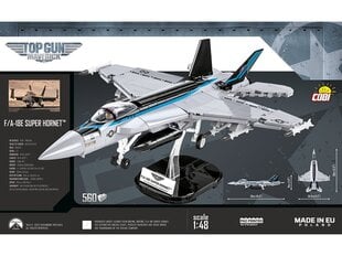 Сборная модель COBI - Конструктор F/A-18E Super Hornet™, 1/48, 5805A цена и информация | Конструкторы и кубики | kaup24.ee