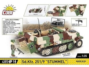 Конструктор COBI Sd.Kfz. 251/9 Stummel, 1/35, 2283 цена и информация | Конструкторы и кубики | kaup24.ee