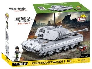 Конструктор COBI - Panzerkampfwagen E-100, 1/28, 2572 цена и информация | Конструкторы и кубики | kaup24.ee