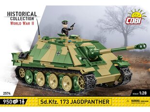 Mudelkomplekt Cobi Plastkonstruktorid Sd.Kfz.173 Jagdpanther, 1/28, 2574 цена и информация | Конструкторы и кубики | kaup24.ee