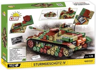 Mudelkomplekt Cobi Plastkonstruktorid Sturmgeschütz IV Sd.Kfz.167, 1/28, 2576 hind ja info | Klotsid ja konstruktorid | kaup24.ee