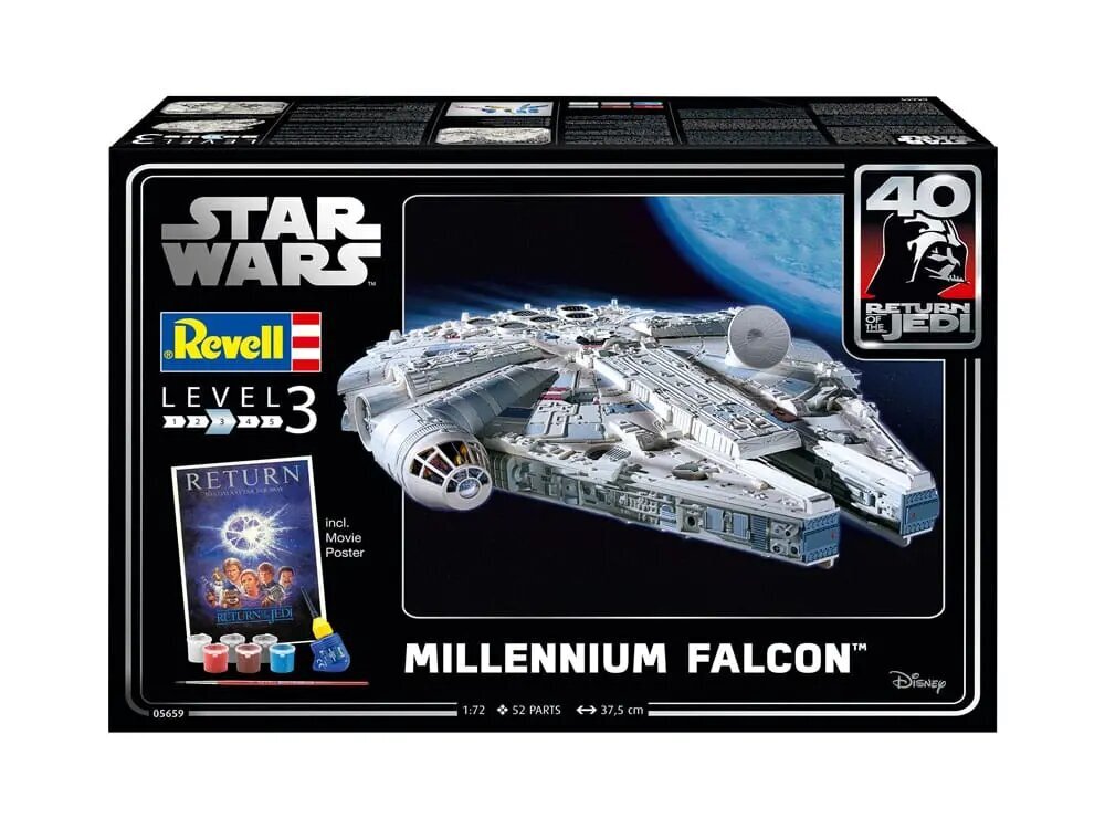 Tähesõdade mudelikomplekti kinkekomplekt Millennium Falcon hind ja info | Klotsid ja konstruktorid | kaup24.ee