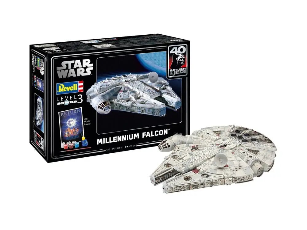 Tähesõdade mudelikomplekti kinkekomplekt Millennium Falcon цена и информация | Klotsid ja konstruktorid | kaup24.ee