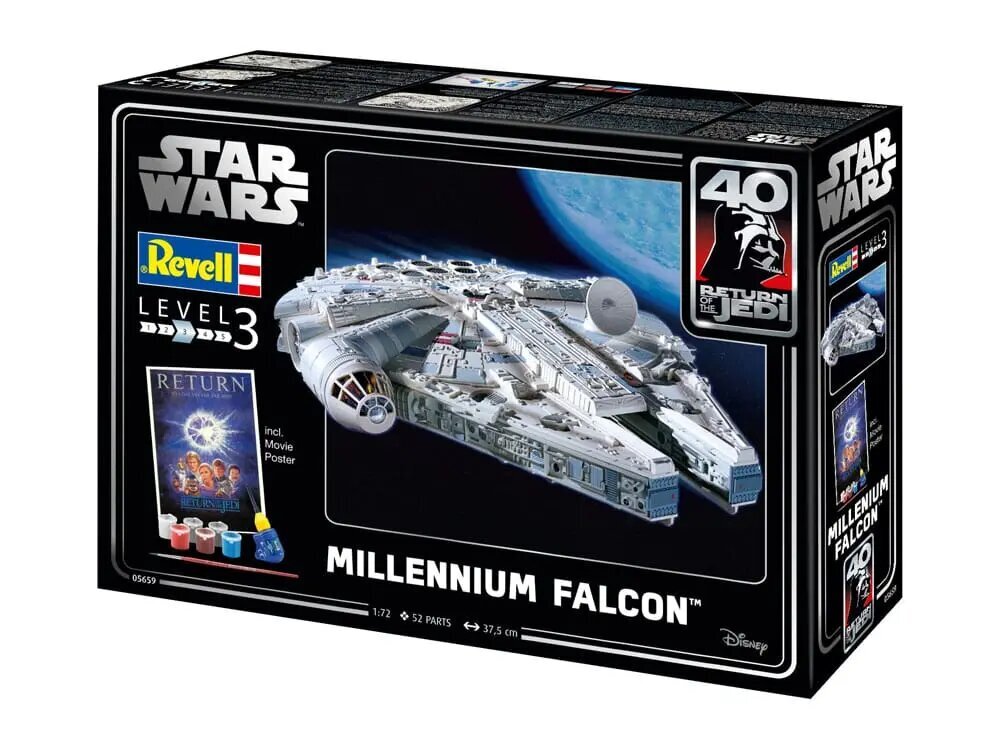 Tähesõdade mudelikomplekti kinkekomplekt Millennium Falcon hind ja info | Klotsid ja konstruktorid | kaup24.ee