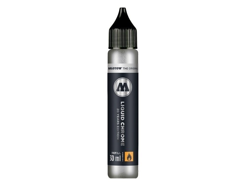 MOLOTOW - Refill Liquid Chrome 30ml. 699080 hind ja info | Kunstitarbed, voolimise tarvikud | kaup24.ee