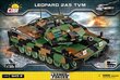 Relvajõudude Leopard 2A5 Tvm цена и информация | Klotsid ja konstruktorid | kaup24.ee