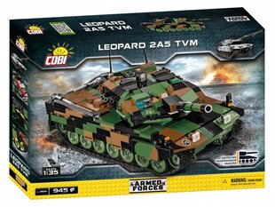 COBI - Конструктор Leopard 2A5 TVM, 1/35, 2620 цена и информация | Конструкторы и кубики | kaup24.ee