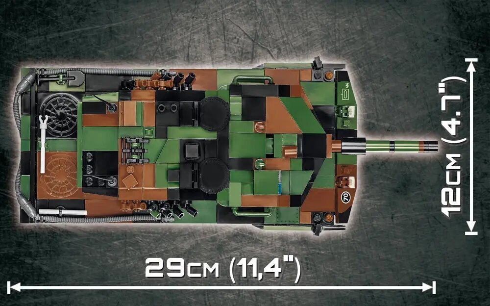 Relvajõudude Leopard 2A5 Tvm цена и информация | Klotsid ja konstruktorid | kaup24.ee