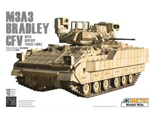 Конструктор Kinetic M3A3 Bradley CFV with Bigfoot Track-links, 1/35, 61016 цена и информация | Конструкторы и кубики | kaup24.ee