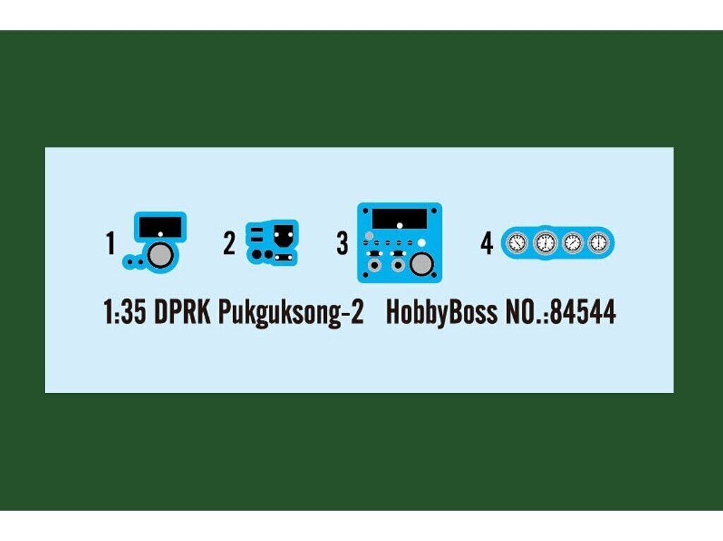 Hobby Boss - DPRK Pukguksong-2, 1/35, 84544 hind ja info | Klotsid ja konstruktorid | kaup24.ee