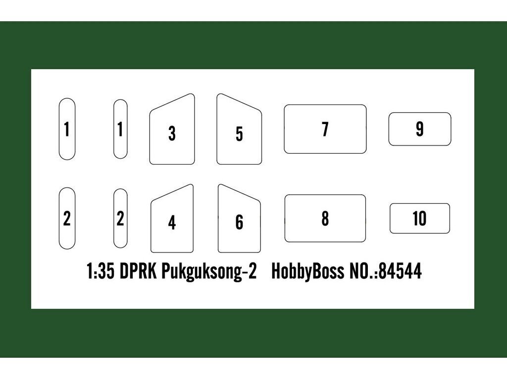 Hobby Boss - DPRK Pukguksong-2, 1/35, 84544 hind ja info | Klotsid ja konstruktorid | kaup24.ee