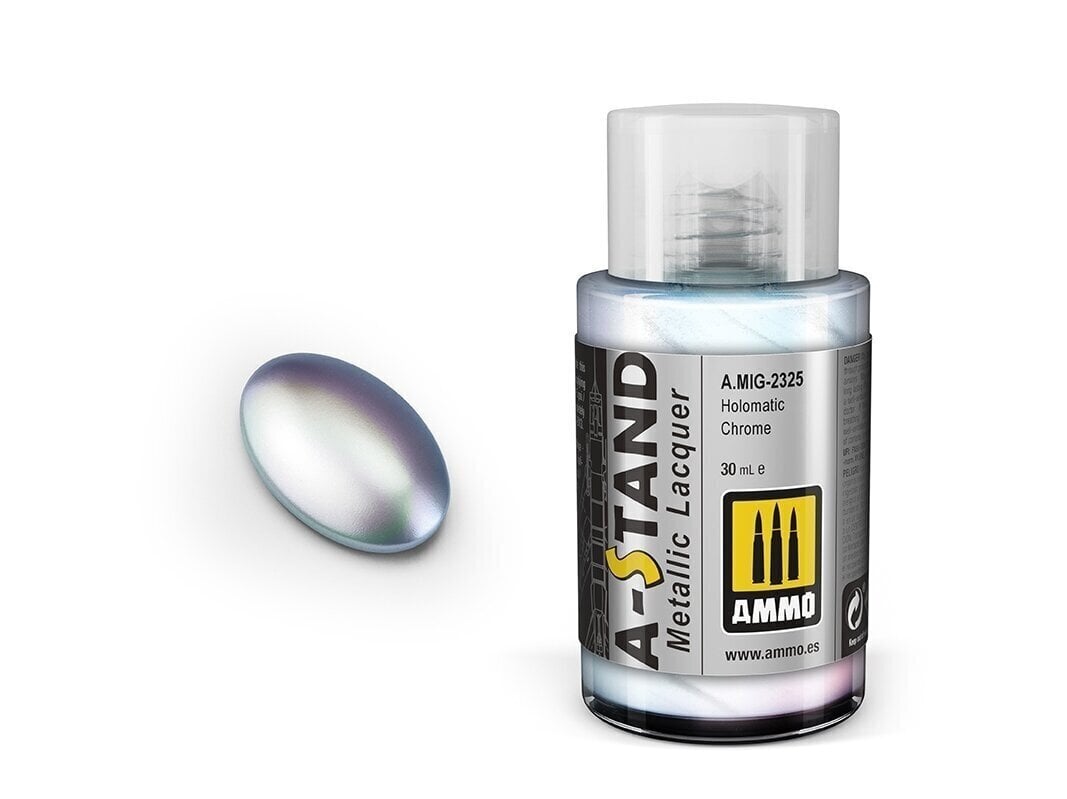 Värv Ammo Mig A-Stand Holomatic Chrome metallist, 30 ml, 2325 hind ja info | Kunstitarbed, voolimise tarvikud | kaup24.ee