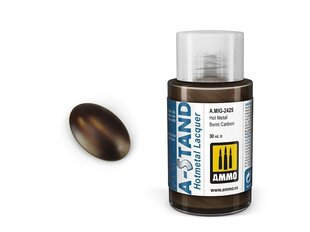 AMMO MIG - A-Stand värv Hot Metal Burnt Carbon, 30 ml, 2425 hind ja info | Kunstitarbed, voolimise tarvikud | kaup24.ee