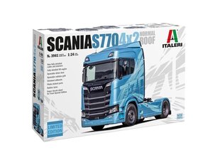 Mudelkomplekt Italeri - Scania S770 4x2 Normal Roof - LIMITED EDITION, 1/24, 3961 hind ja info | Klotsid ja konstruktorid | kaup24.ee