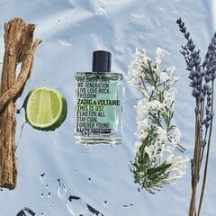 Туалетная вода Zadig & Voltaire This is Us! L'Eau For All EDT для мужчин/женщин, 50 мл цена и информация | Женские духи | kaup24.ee