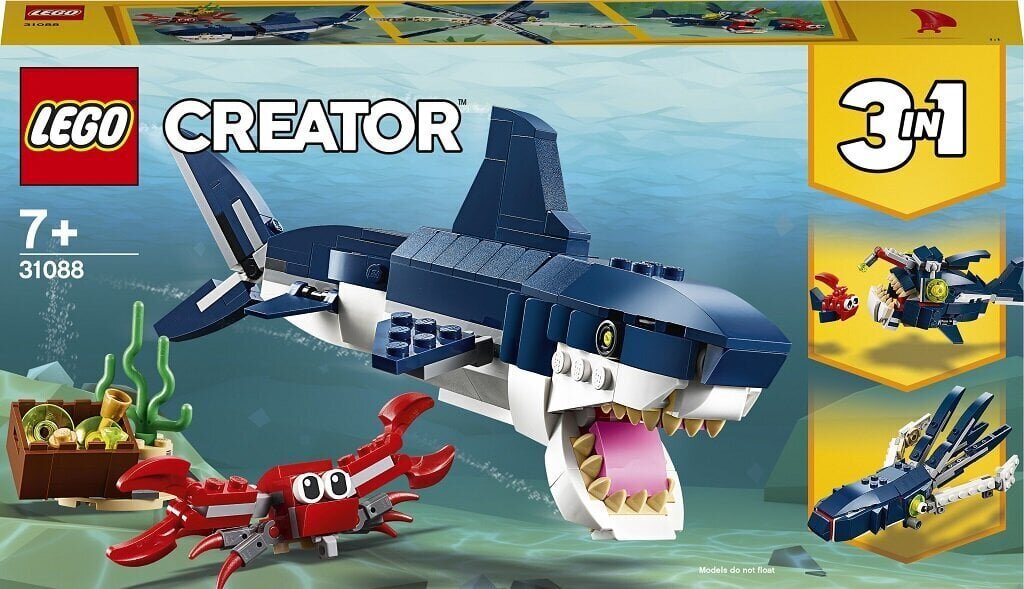 31088 LEGO® Creator Sügavuse olendid цена и информация | Klotsid ja konstruktorid | kaup24.ee